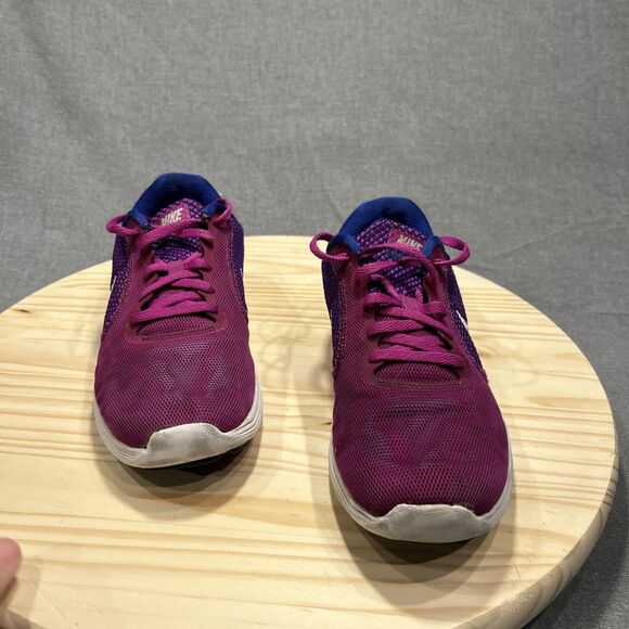 Nike Womens Revolution 3 Running Shoes Size 8.5 819303-501 Purple - Picture 2 of 15